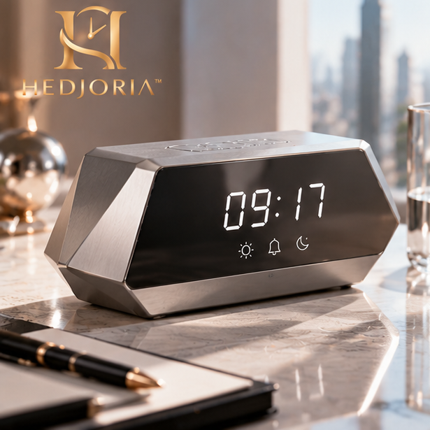 HEDJORIA™ EDGE Metal Frame Clock